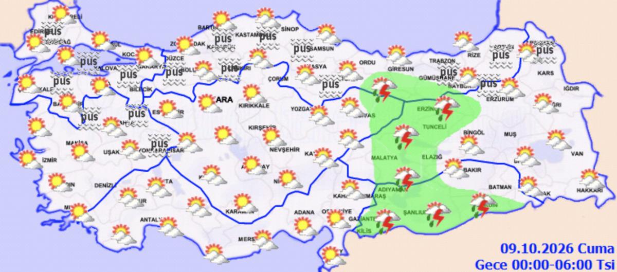 Meteoroloji bu defa başka bir uyarı verdi! Aniden bastıracak: 4 b&ouml;lgeye dikkat 5
