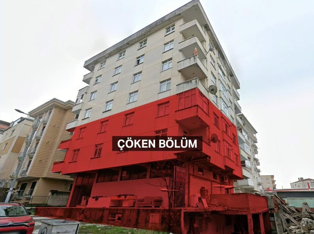 Son dakika: Maltepe de 7 katlı binada &ccedil;&ouml;kme! Mahsur kalanlar var&hellip; 4