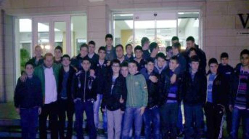 Araklıspor'un minik takımı, 'Allahın sadık kulu'nda buluştu