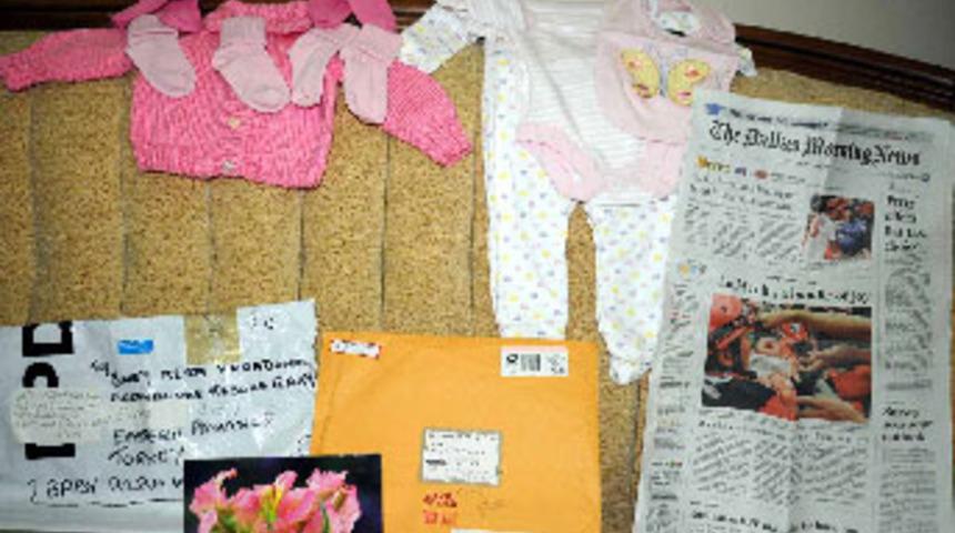 Azra bebeğe Teksas'tan duygulandıran yardım