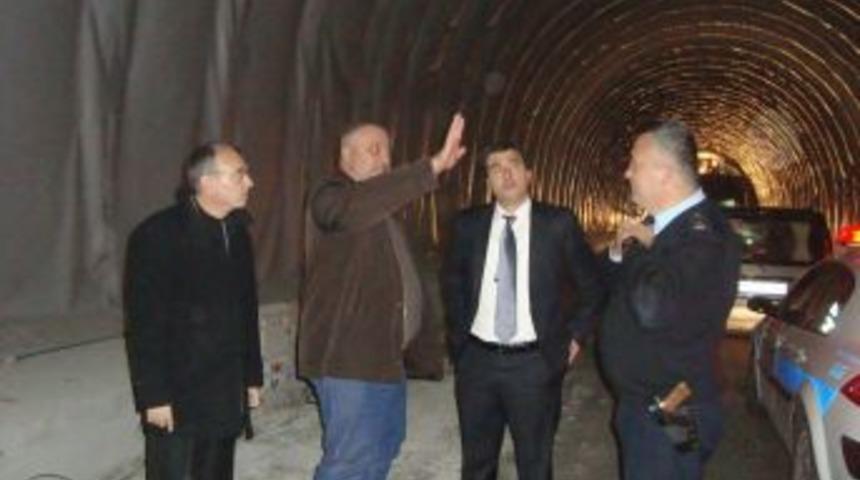 Malğa&ccedil;, t&uuml;neller ve duble yolda incelemelerde bulundu