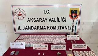 Aksaray&rsquo;a uyuşturucu sevkiyatına jandarma darbesi