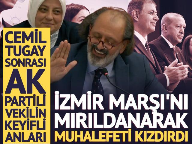  AK Partili vekil, Meclis'te İzmir Marşı'nı mırıldandı