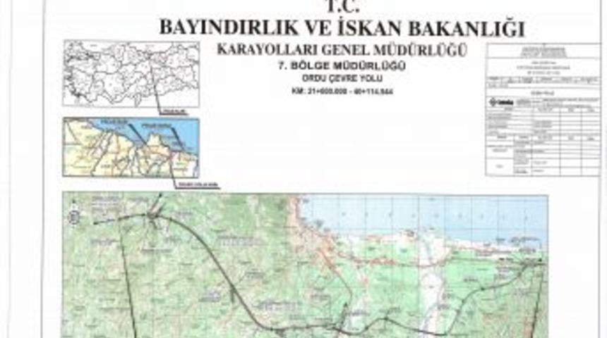 Ordu &ccedil;evreyolu i&ccedil;in 8 firma teklif verdi