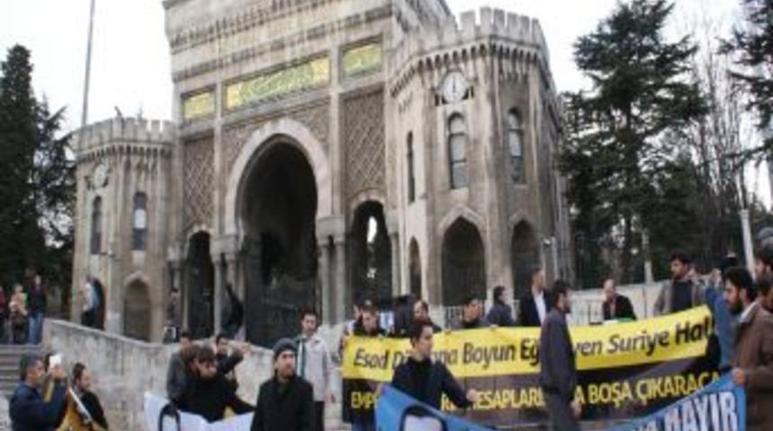 Beyazıt Meydanı'ndan Suriye halkına destek