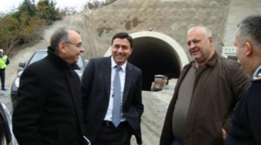 Alaplı'da tünellerde sona geliniyor