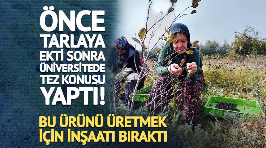 &Ouml;nce tarlaya ekti, sonra &uuml;niversitede tez konusu yaptı! 