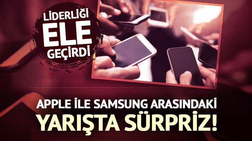 Apple ile Samsung arasındaki yarışta s&uuml;rpriz!