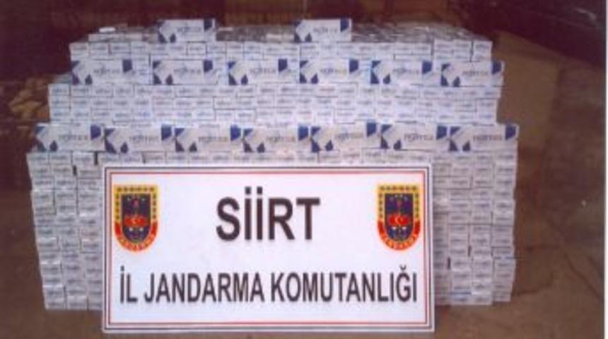 9 bin paket ka&ccedil;ak sigara ele ge&ccedil;irildi