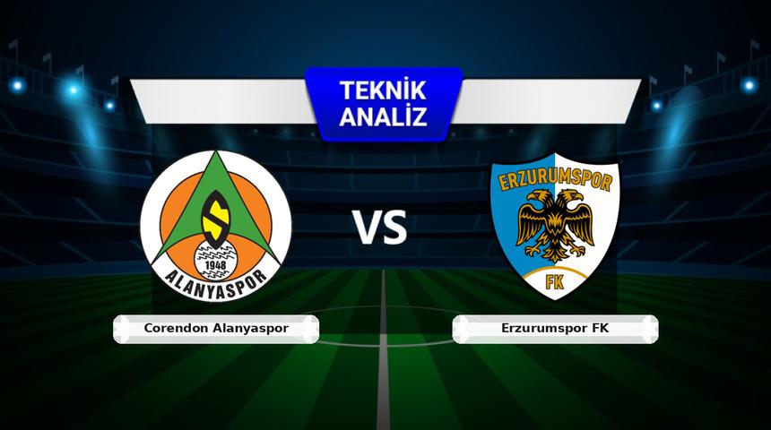 Corendon Alanyaspor - Erzurumspor FK Ma&ccedil;ı &Ouml;ncesi: Sakatlar, Son Durum ve İstatistikler