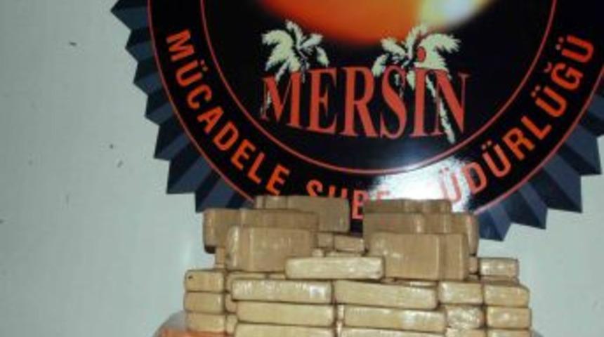 Mersin’de 58 kilo eroin ele geçirildi