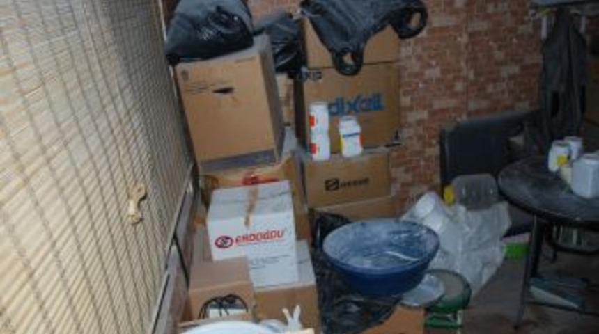 Kaşık imalathanesine, 'film' gibi narkotik operasyonu