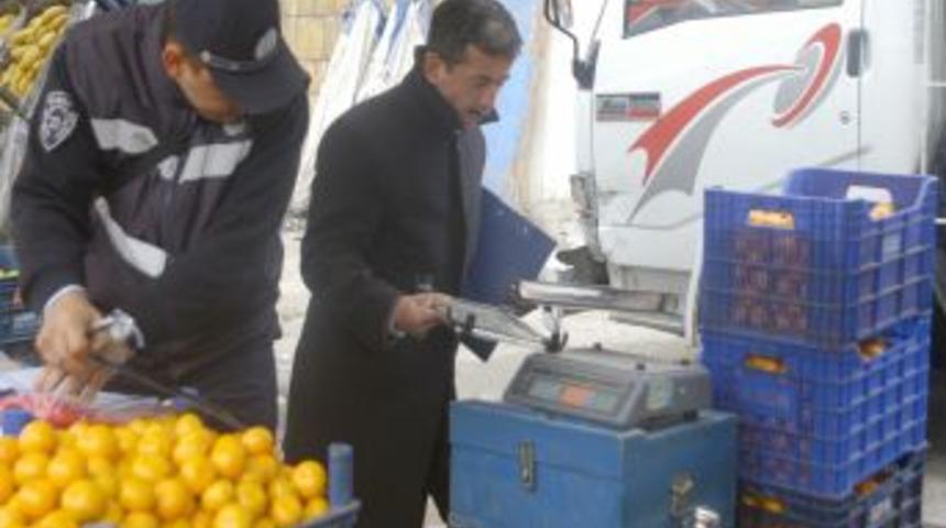 Pazarlarda terazi denetimi