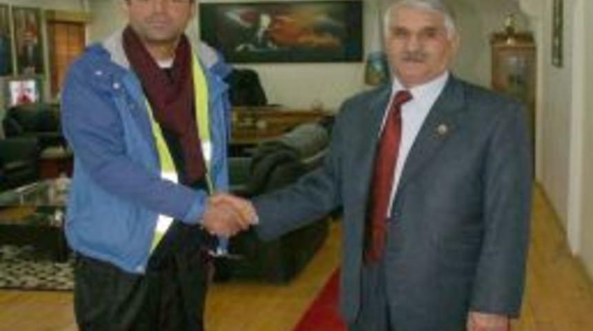 &Ccedil;anakkale'den başlayan bisiklet yolculuğu, Ağrı'da tamamlandı