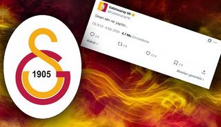 Galatasaray'ın gizemli paylaşımının nedeni sonradan ortaya &ccedil;ıktı!