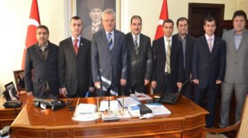 MEVA'dan Vali Özcan'a ziyaret