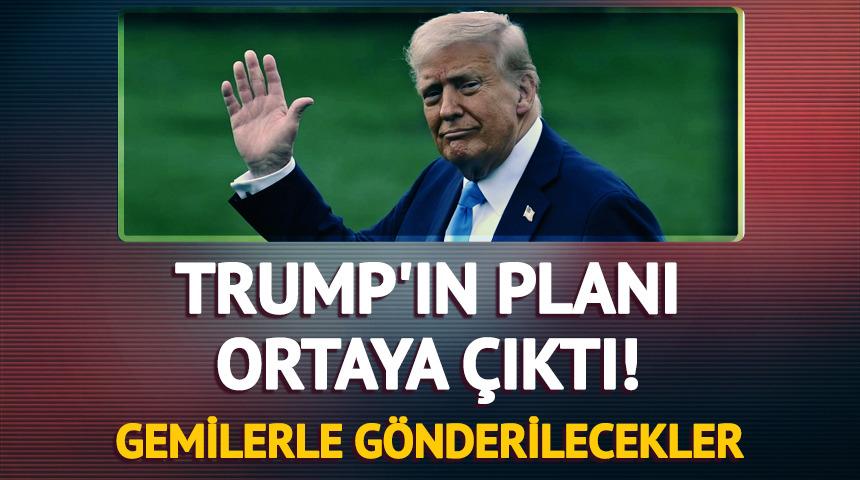 Trump y&ouml;netiminin, g&ouml;&ccedil;menleri ABD'den gemilerle g&ouml;nderecek