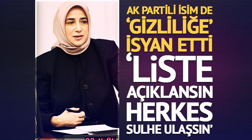 AK Partili &Ouml;zlem Zengin&rsquo;den fon krizi &ccedil;ıkışı: &ldquo;Listenin tamamı a&ccedil;ıklansın&rdquo;