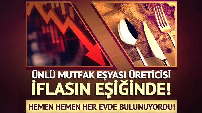 T&uuml;rkiye'nin &uuml;nl&uuml; mutfak eşyası &uuml;reticisi konkordato ilan etti