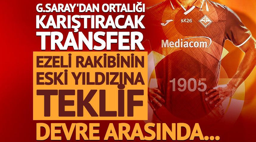 Galatasaray'dan ortalığı karıştıracak transfer! Ezeli rakibinin eski yıldızına teklif: Devre arasında...