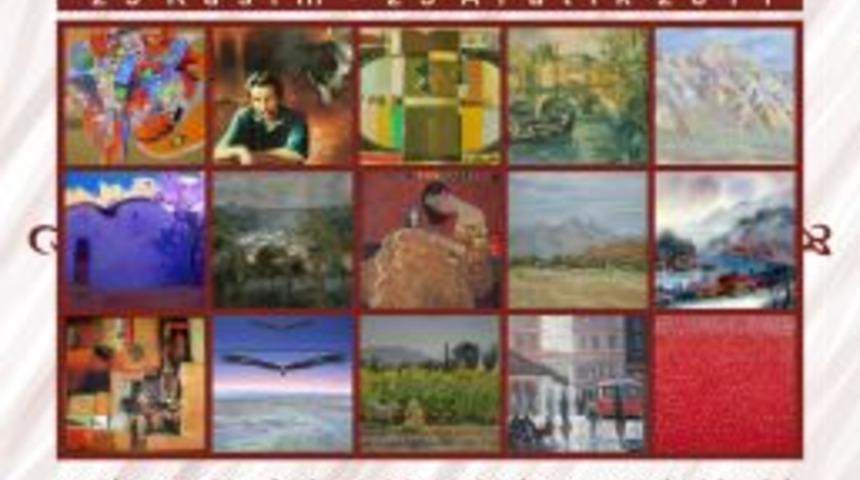 Kırgız ressamların eserleri Başkent'te g&ouml;r&uuml;c&uuml;ye &ccedil;ıkıyor