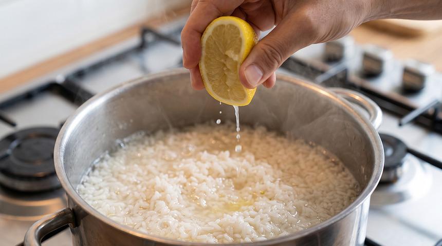 Suyu kaymanadan &ouml;nce sadece 3 damla ekleyin! Lapa pilavdan eser kalmıyor