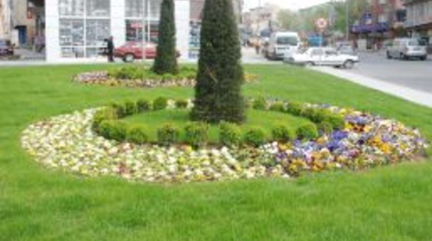 Bağcılar&rsquo;a 365 bin &ccedil;i&ccedil;ek dikiliyor