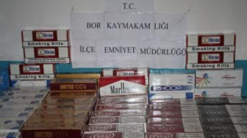 Bor'da ka&ccedil;ak sigara operasyonu