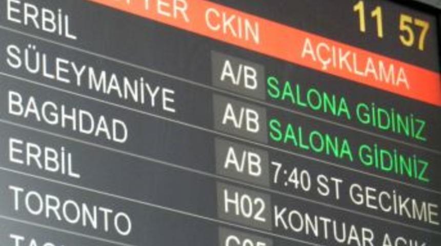 Irak&rsquo;tan u&ccedil;uş izni bekleniyor