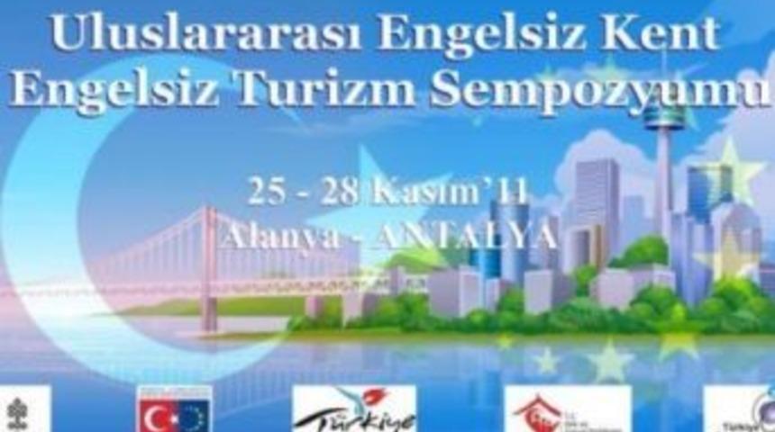 Alanya'da, Engelsiz Kent Turizm Sempozyumu