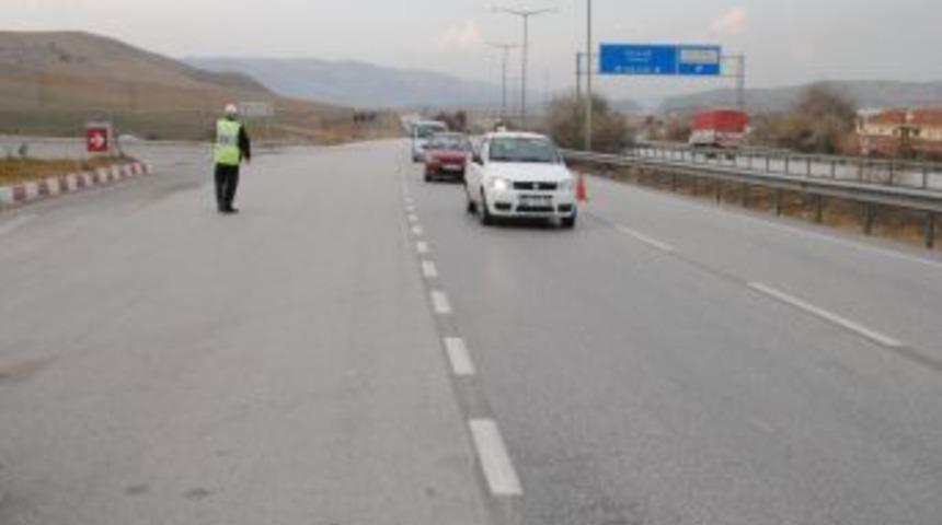 Trafikten emniyet kemeri uygulaması