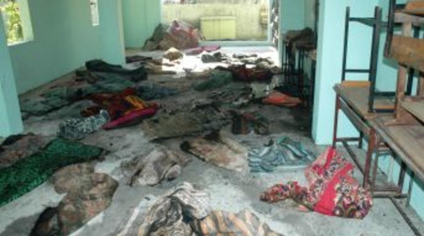 Camide &ccedil;ıkan yangın korkuttu