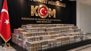 Mardin’de 12 bin 900 paket kaçak sigara ele geçirildi