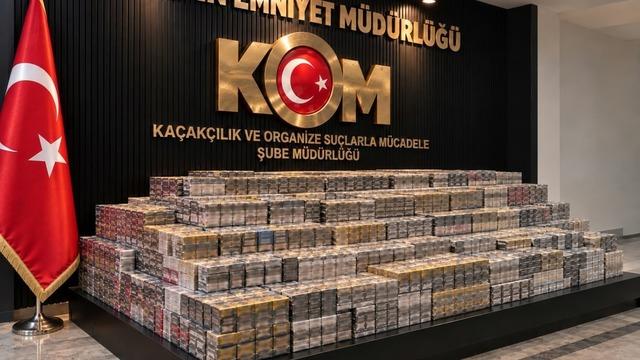 Mardin’de 12 bin 900 paket kaçak sigara ele geçirildi