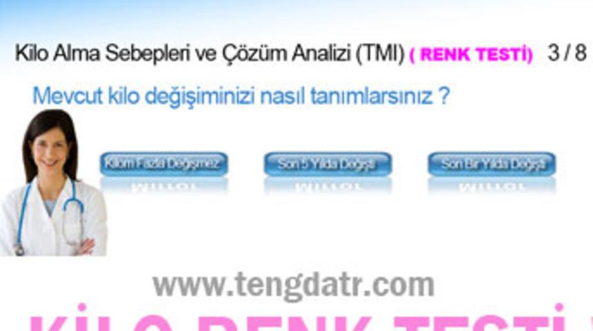 Sizin Kilonuz Ne RENK?