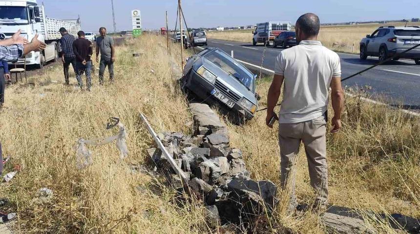Diyarbakır&rsquo;da trafik kazası: 1 yaralı