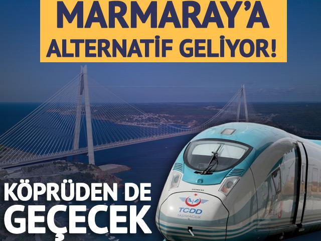 Marmaray'a alternatif yeni demir yolu geliyor!