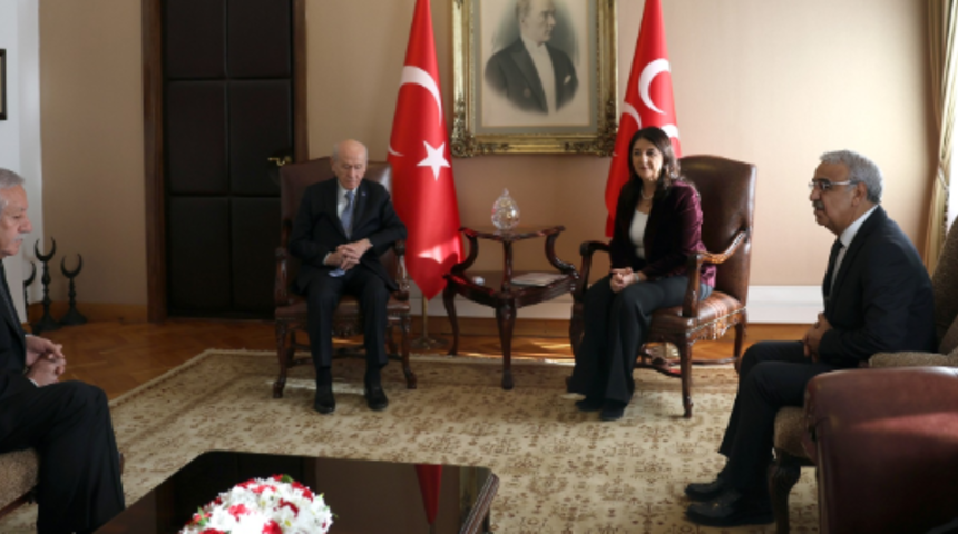 DEM Parti İmralı heyetinden Bah&ccedil;eli'ye ziyaret