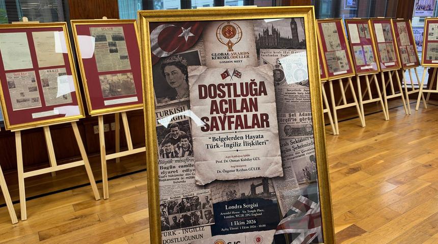 KGK sergisi Yunus Emre Londra merkezinde a&ccedil;ıldı  