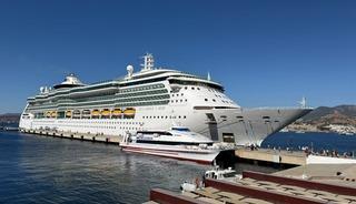 Bodrum'a "Brilliance Of The Seas" kruvaziyeriyle 2 bin 242 turist geldi