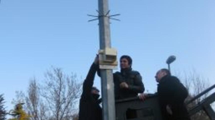 Trafik kirliliğine karşı &ouml;l&ccedil;&uuml;m istasyonları kuruldu