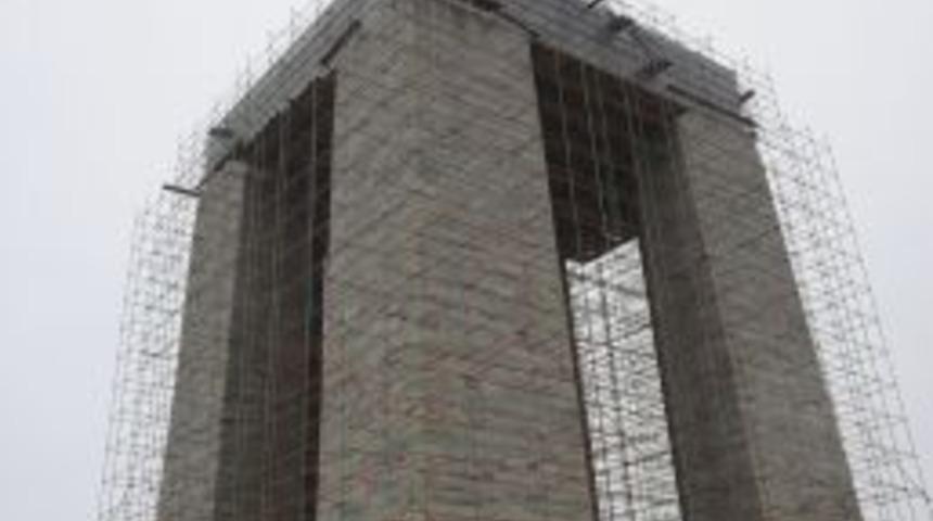 Çanakkale Şehitler Abidesi’nde son kontroller yapılıyor