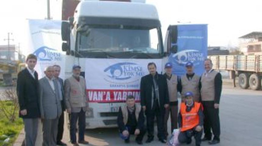 Sakarya'dan deprem b&ouml;lgesine 500 bin TL'lik kışlık yardım