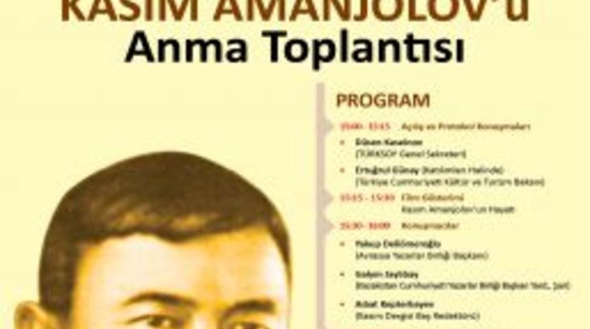 Kazak Şair Kasım Amanjolov doğumunun 100. yılında anılacak
