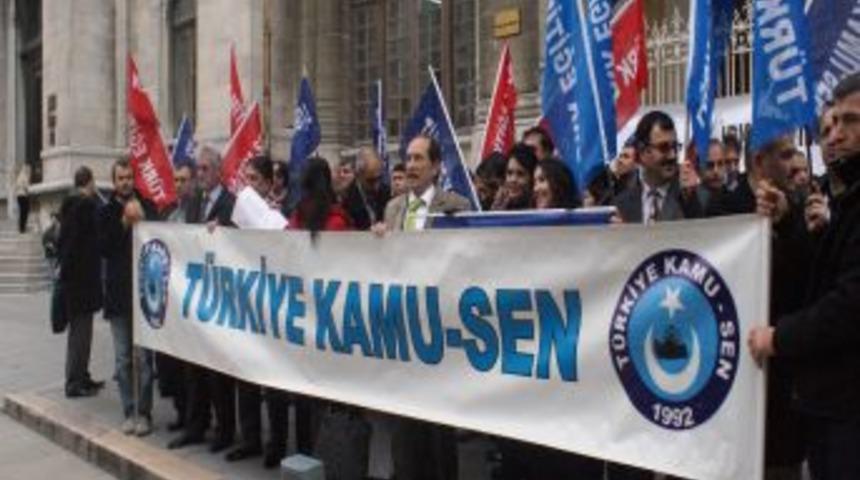 Kamu Sen'den 'Eşit işe eşit &uuml;cret' protestosu