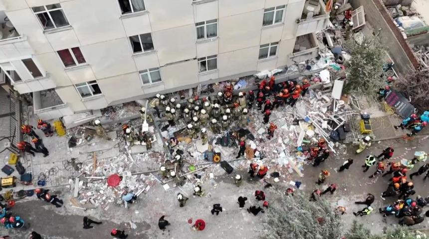 Maltepe'de 7 katlı binanın &ccedil;&ouml;kmesi &uuml;zerine g&ouml;zaltına alınan mimar ve şantiye şefi tutuklandı