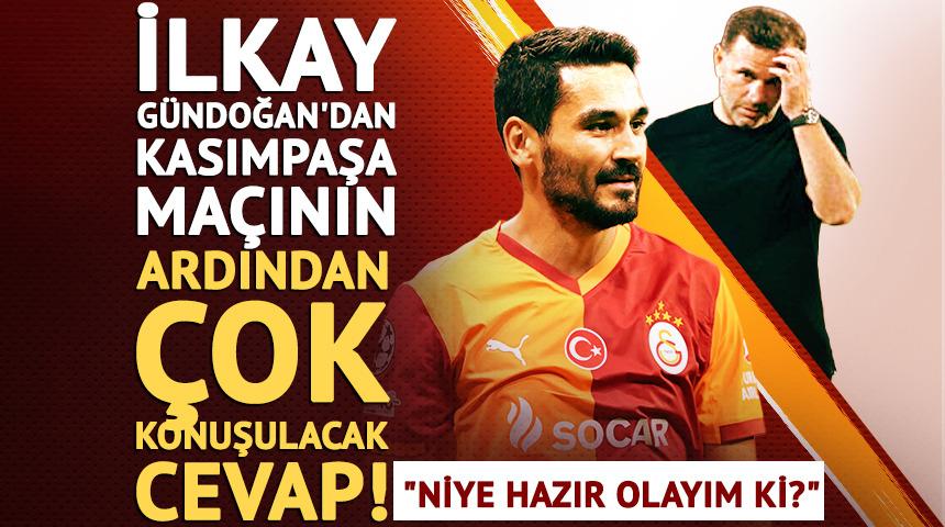 İlkay G&uuml;ndoğan'dan Barcelona ma&ccedil;ı &ouml;ncesi olay yanıt! 'Niye hazır olayım'