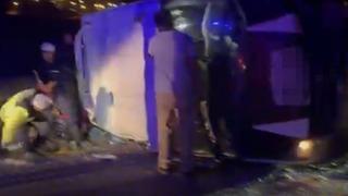 Gaziantep'te tarım işçilerini taşıyan minibüs otomobille çarpıştı: 1 ölü, 7 yaralı