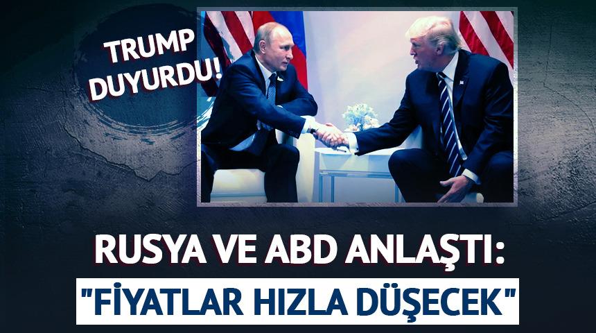 Trump, Rusya'nın ABD ve k&uuml;resel piyasalara milyonlarca ton dizel yakıt tedarik edeceğini a&ccedil;ıkladı