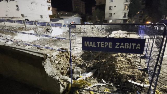 Maltepe&rsquo;de &ccedil;&ouml;ken binanın enkaz kaldırma &ccedil;alışmaları tamamlandı 3